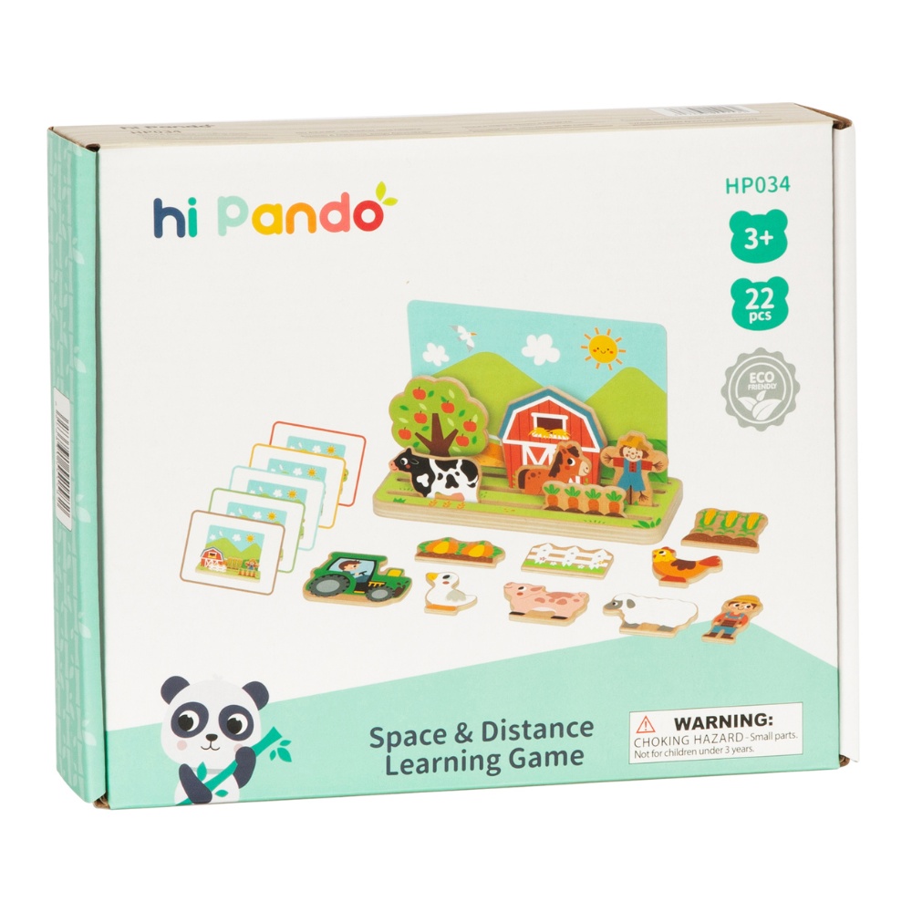 hi Pando - Pretend & Play - Wooden Space & Distance Learning Game - 22pcs - Image 5