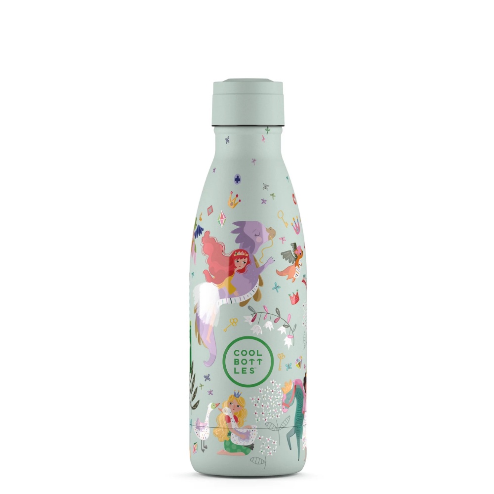 Cool Bottles - Kids Triple-Insulated Water Bottle - Princess Kingdom 350ml - Image 3