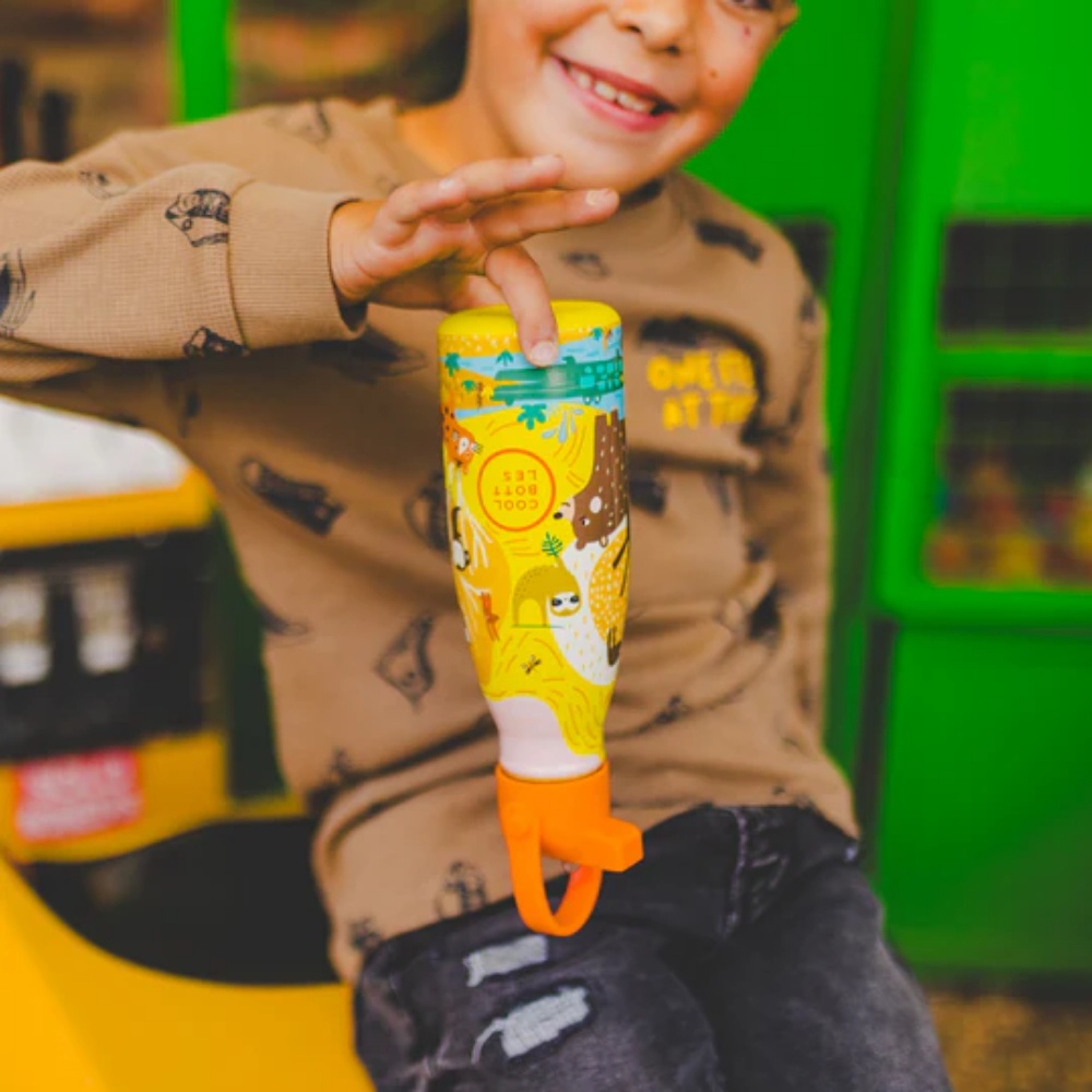 Cool Bottles - Kids Triple-Insulated Water Bottle - Jungle Park 260ml - Image 2