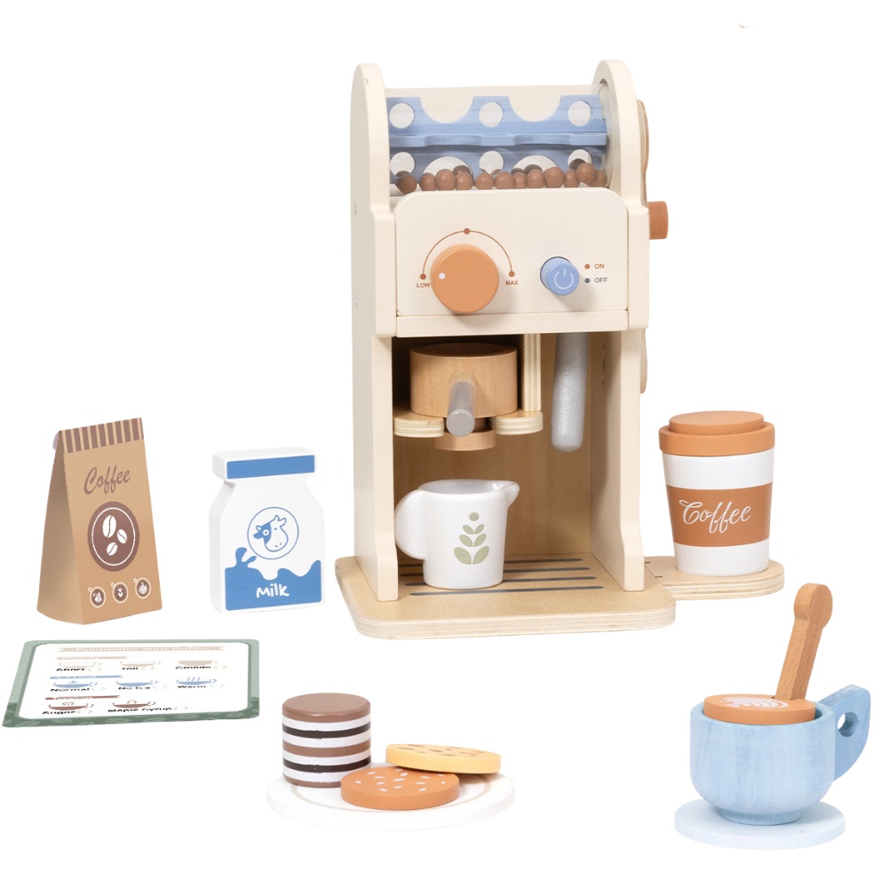 TookyToy - Pretend Play Coffee Machine Toy Set - Image 7