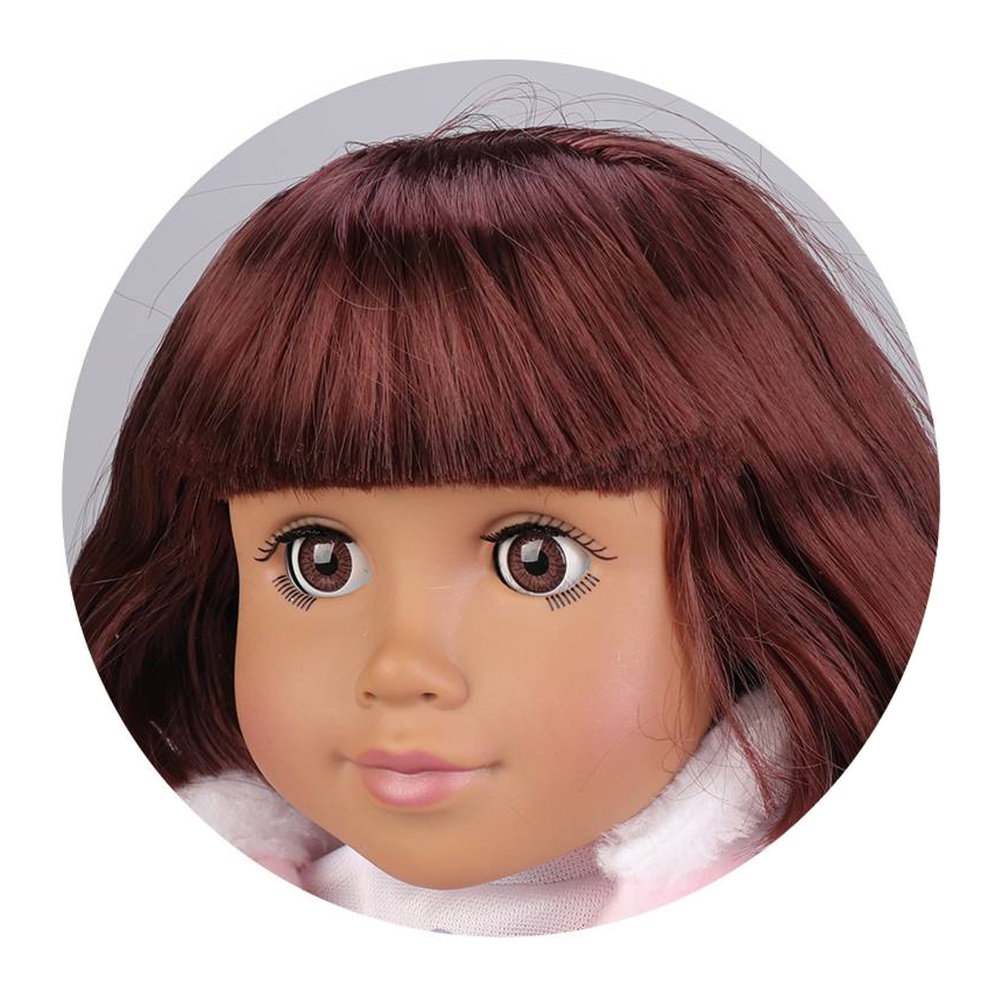 Fashion Doll - Brown Hair, Clothing & Ballerina Flats - 46cm-** - Image 3