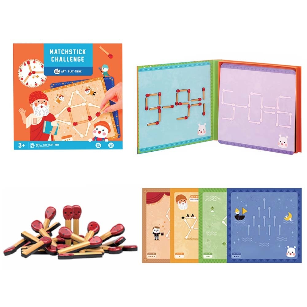 Jar Meló - Matchstick Challenge Game - Educational Magnetic Activity Box For Kids - Image 4
