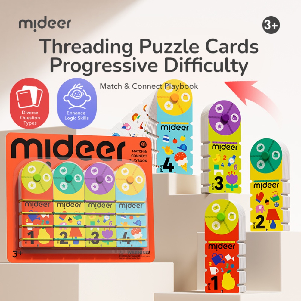 Mideer - Threading Match Cards - String Lacing Educational Game for Kids - Image 7