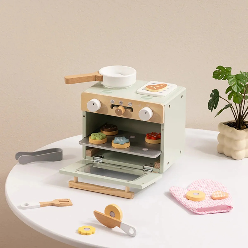 TookyToy - Pretend Play Kitchen Oven Cooking Toy Playset - Image 5