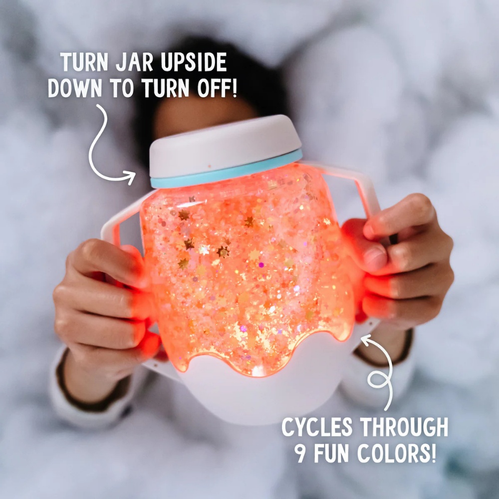 Glo Pals - Water Activated Sensory Play Jar - Cozy Cloud - Image 2