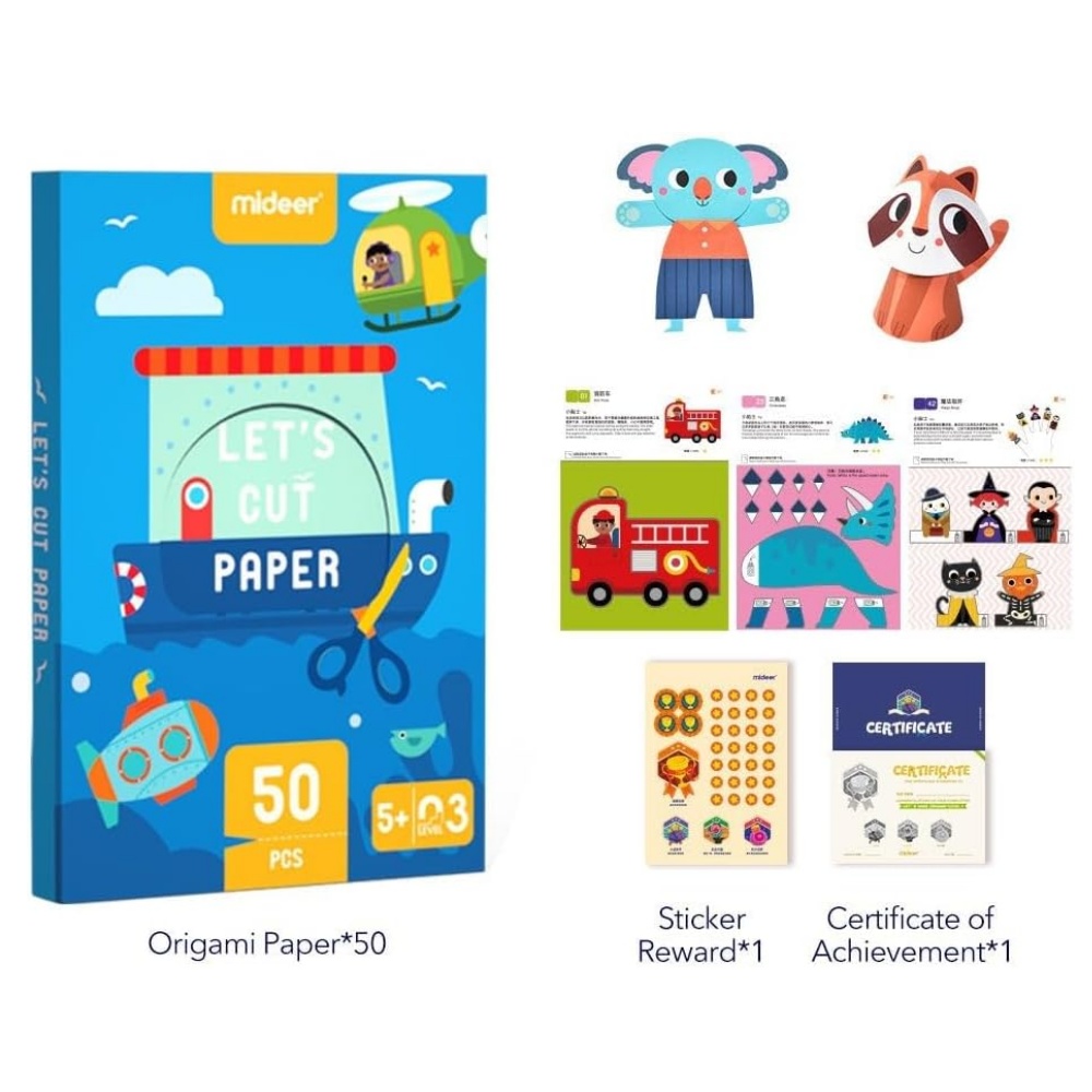 Mideer - Let's Cut Paper Arts & Crafts Kit: Advanced Level - Image 2