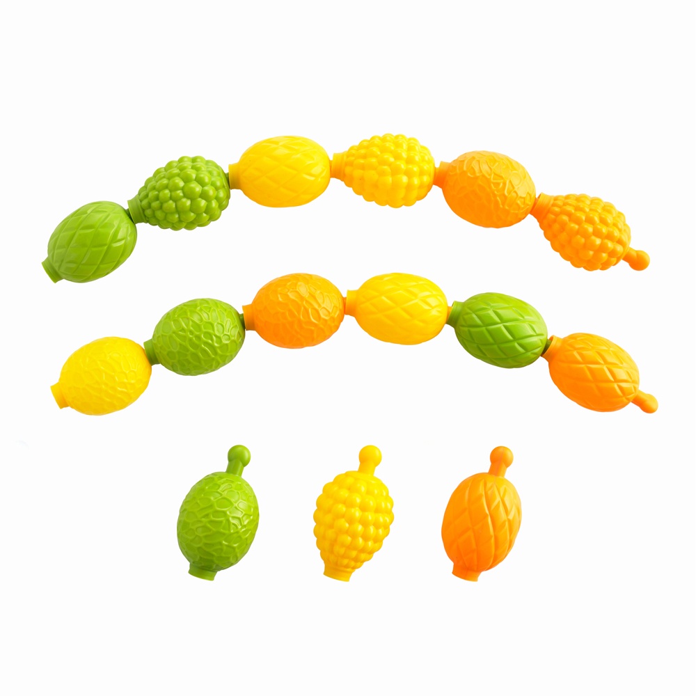 EDX Education - Linking Fruits - 3 Colours & 3 Tactile Surfaces - Activity Guide - 18pcs - Image 2