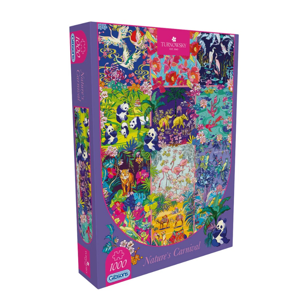 Gibsons - House of Turnowsky: Nature's Carnival - 1000 Piece Jigsaw Puzzle