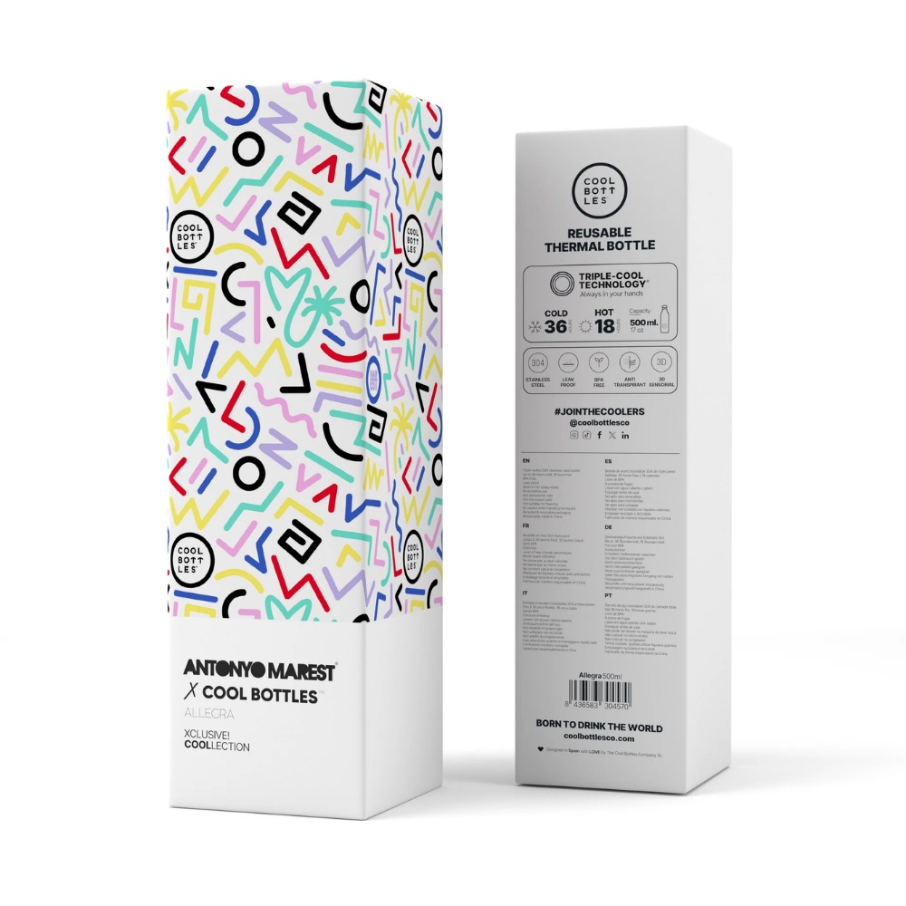 Cool Bottles - Triple-Insulated Water Bottle - Allegra 500ml - Image 5