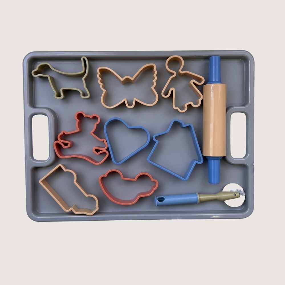 Greenbean - Pretend & Play Complete Kitchen Set - Natural - 80pcs - Image 4