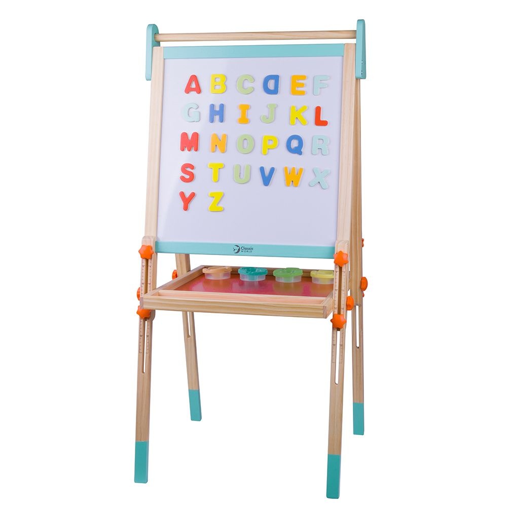 Classic World - Multi-Functional Art Easel & Blackboard - 54 x 45 x 113cm