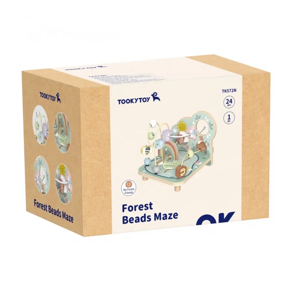 TookyToy - Forest Bead Maze - Wooden Fine Motor Activity Toy - Image 8