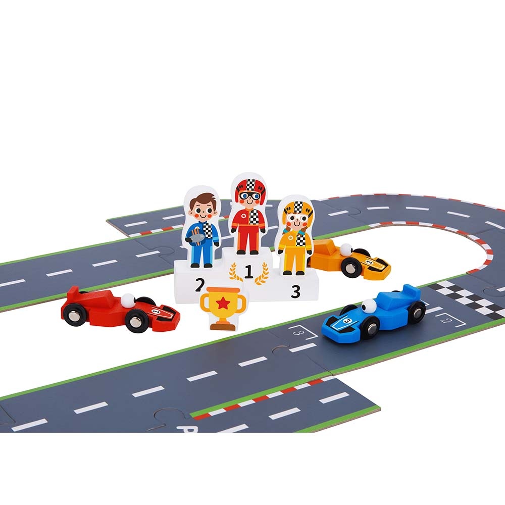TookyToy - Pretend Play Formula 1 Car Racing Toy Set - Image 3