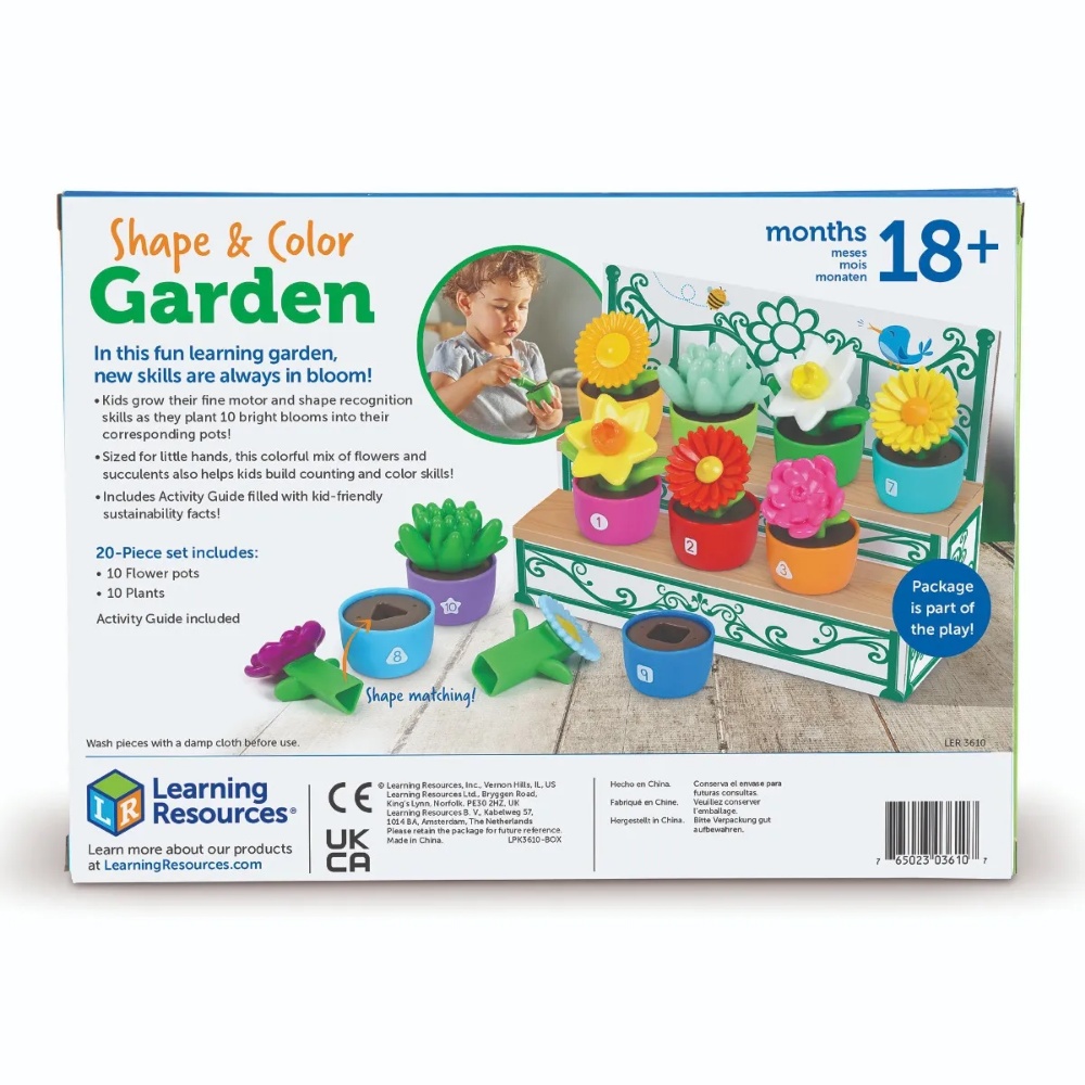 Learning Resources - Shape & Colour Garden Matching Toy - Image 9