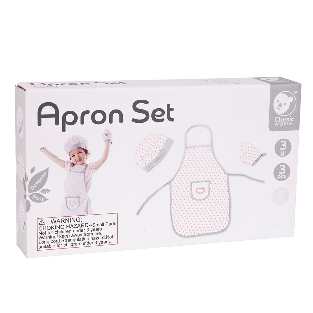 Classic World - Pretend & Play - Kids Apron Set - Image 5
