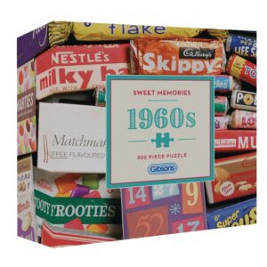 Gibsons - Sweet Memories of the 1960s - 500 Piece Jigsaw Puzzle in Gift Box