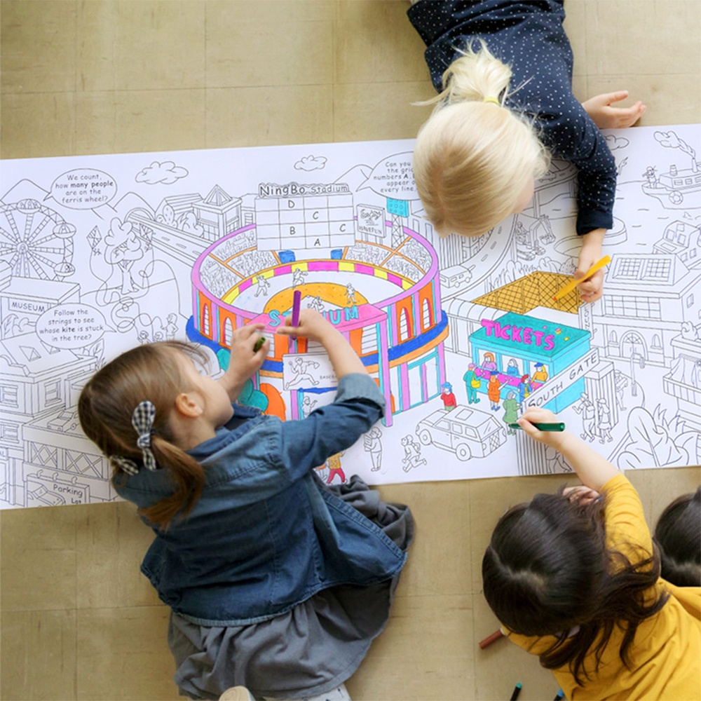 Mideer - Giant Colouring Roll: City - 10m - Image 2