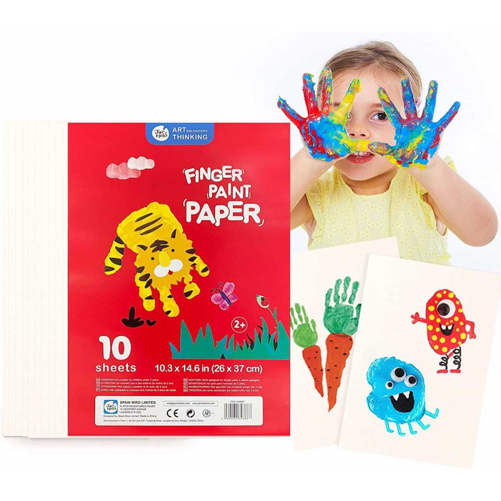 Jar Meló - Finger Paint Art Paper - 10 Sheets - 26x37 cm - Image 2