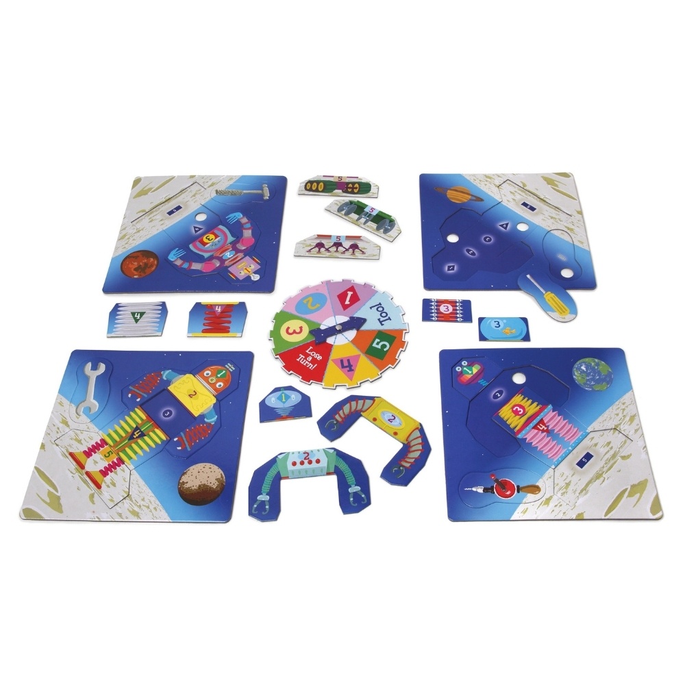 eeBoo - Build A Robot Spinner Puzzle Game -** - Image 4
