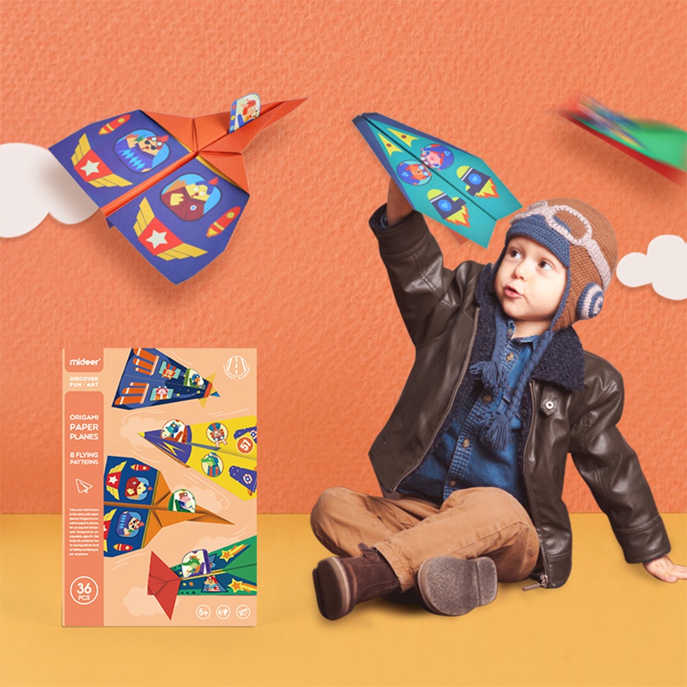 Mideer - Origami Paper - Classic Planes - 36pcs - Image 2