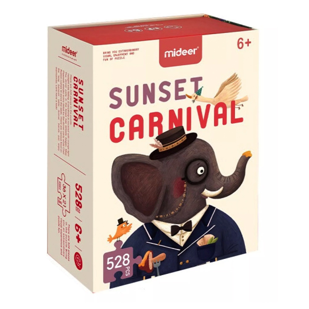 Mideer - Sunset Carnival - 528 Piece Jigsaw Puzzle in Gift Box - Image 7