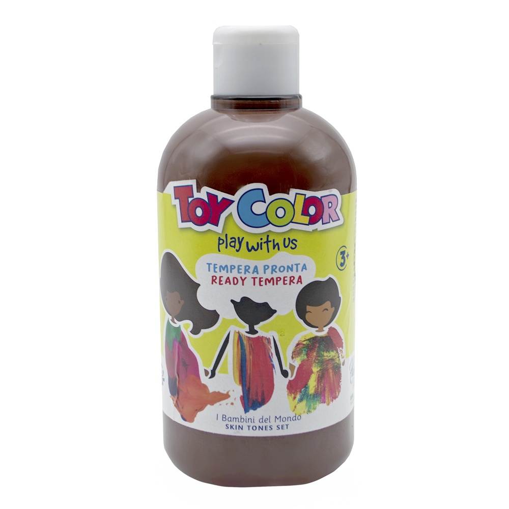 Toy Color - Superwashable Ready-Mix Tempera Paint for Kids - Skin Tone Shades - Bulk Pack 6 x 500ml - Image 4