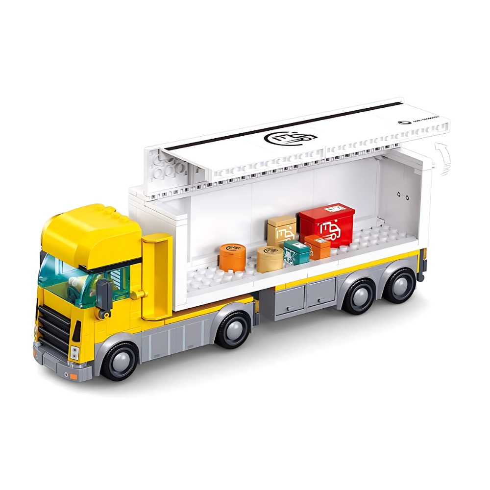 Sluban Building Set: Metropolis - Delivery Truck - 269 Pieces - Image 2