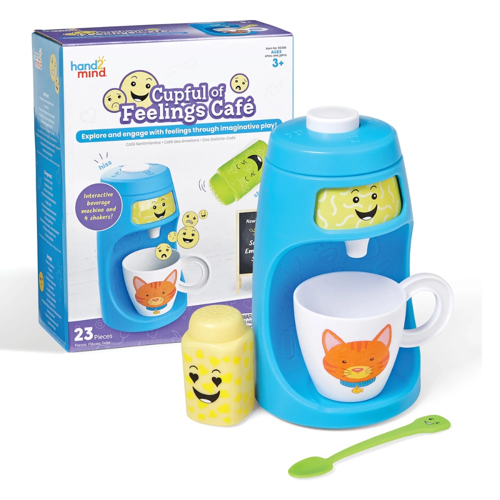 Hand2Mind - Cupful Of Feelings Cafe: Social Emotional Learning Pretend Playset