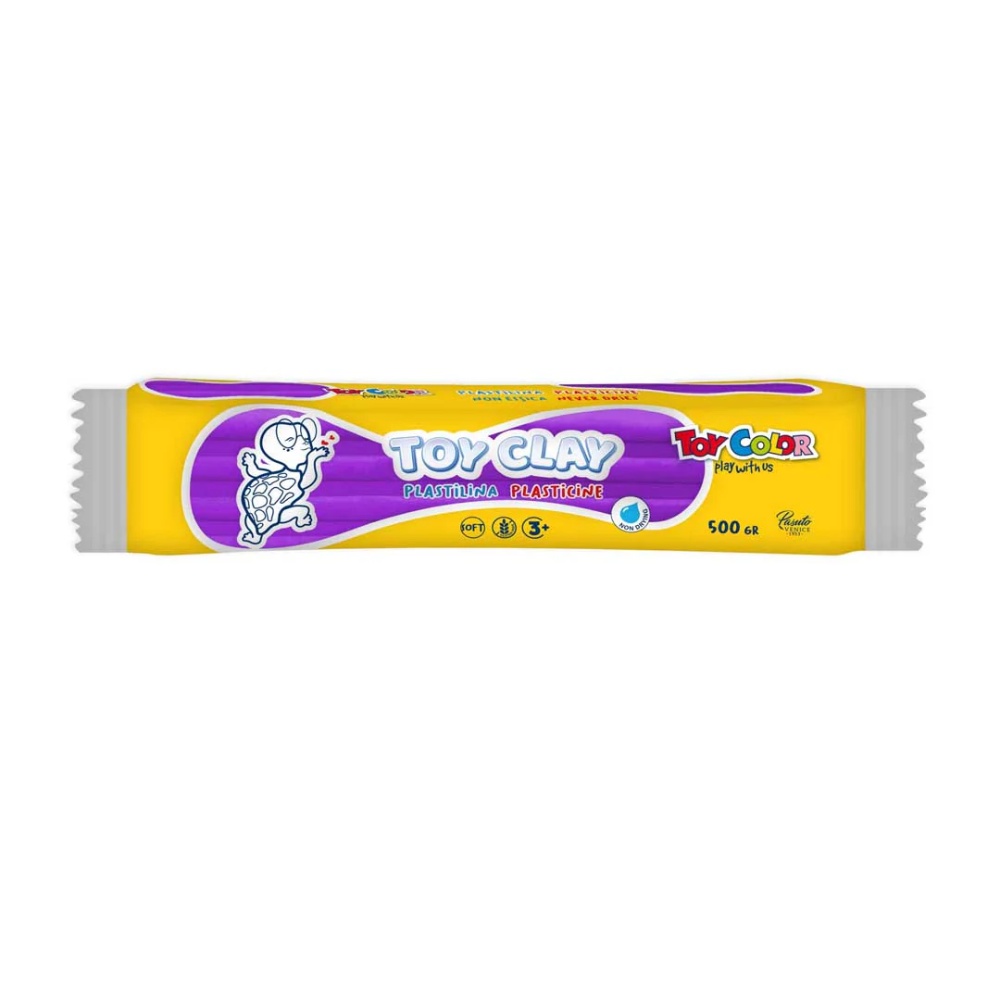 Toy Color - Plasticine Modelling Clay - Non-Drying - 10 Colours - 5kg (10x500g) - Image 2