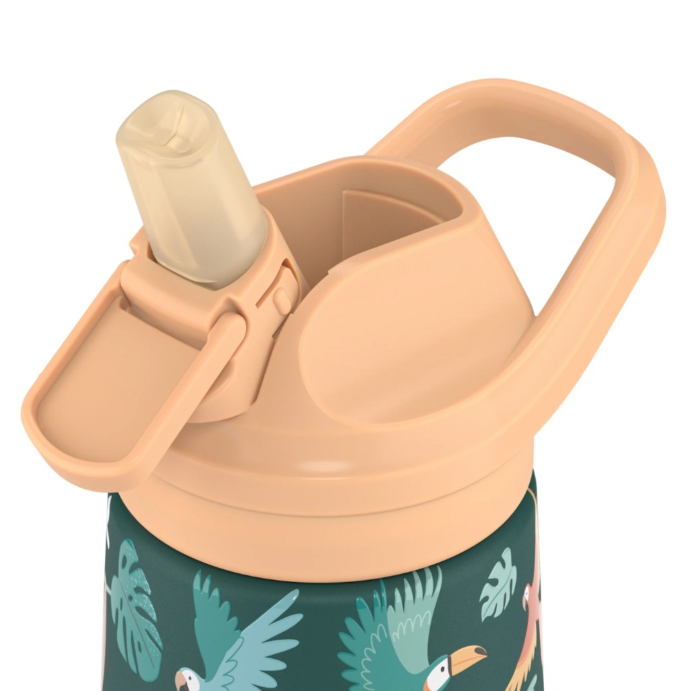 Cool Bottles - Kiddies Triple-Insulated Water Bottle - Rainforest Refuge 350ml - Image 4