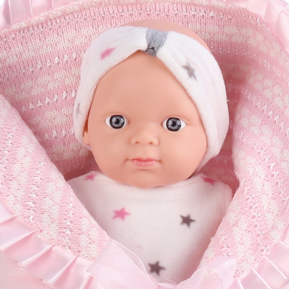 Baby Doll with Pink Clothing & Accessories - Vinyl Body - 30cm - Image 3
