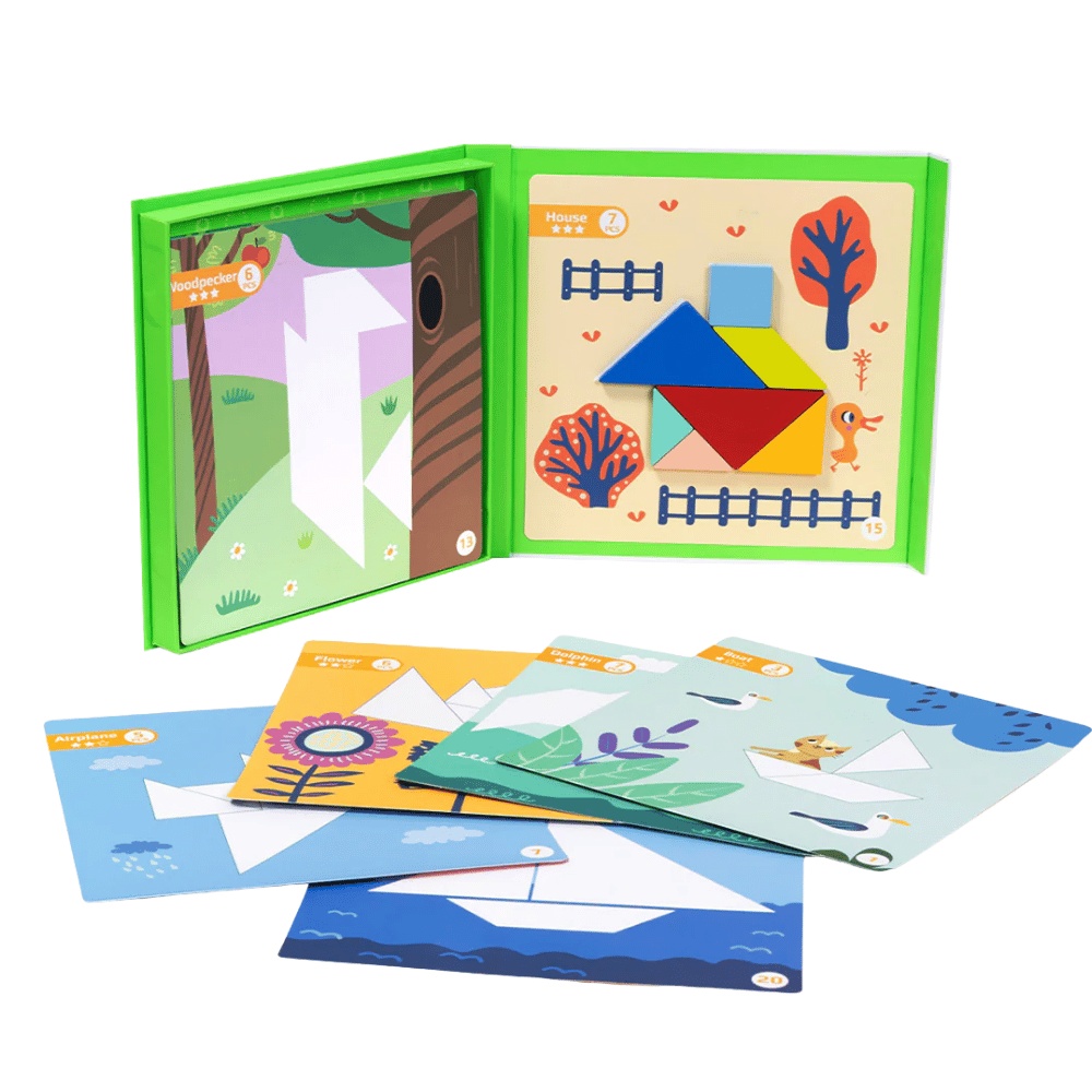 TookyToy - Magnetic Tangram Play Set - Image 9