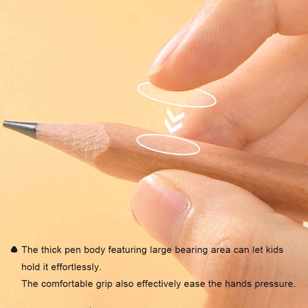 Mideer - Triangular HB Pencils 18-Pack - Correct Pencil Grip for for Early Writing - Image 2