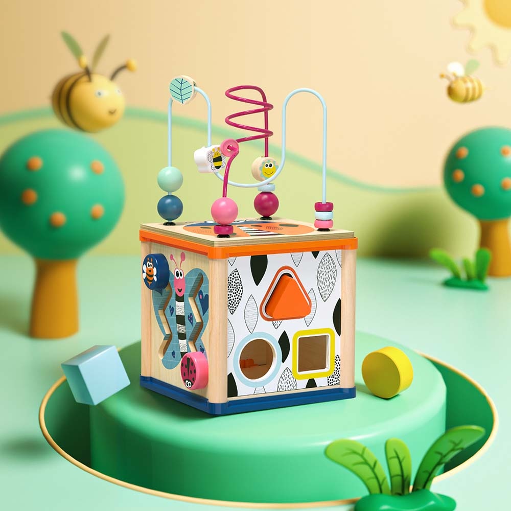 TopBright - 5-in-1 Insect Play Cube: Montessori Activity Toy - Image 3