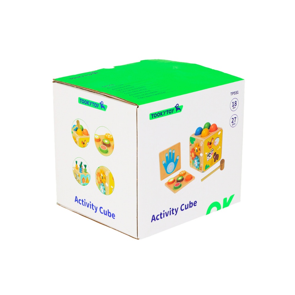 TookyToy - Wooden Play Cube Activity Toy - Image 9
