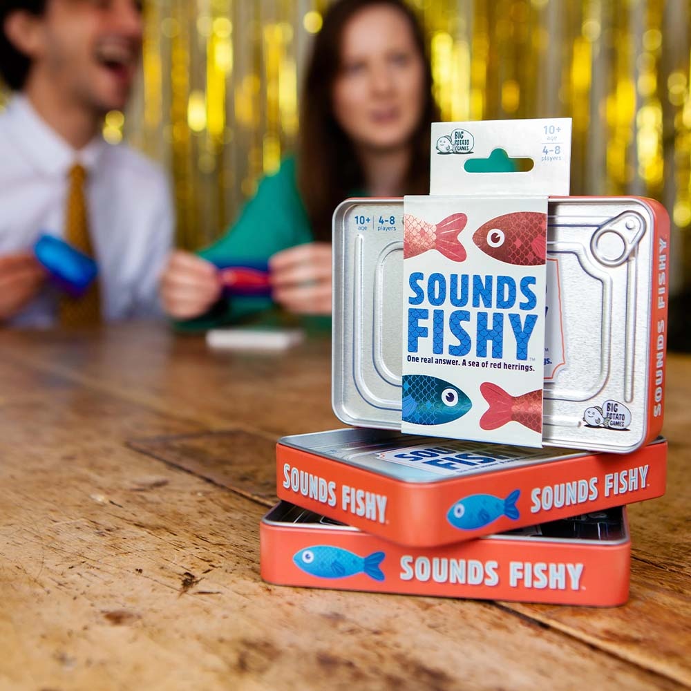 Big Potato Games - Sounds Fishy - Family Game - Travel-Size - 4-10 Players - Image 2