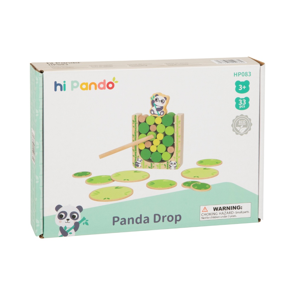 hi Pando - Timber Tumble - 2-in-1 Wooden Bamboo Balancing Game - 33pcs - Image 7