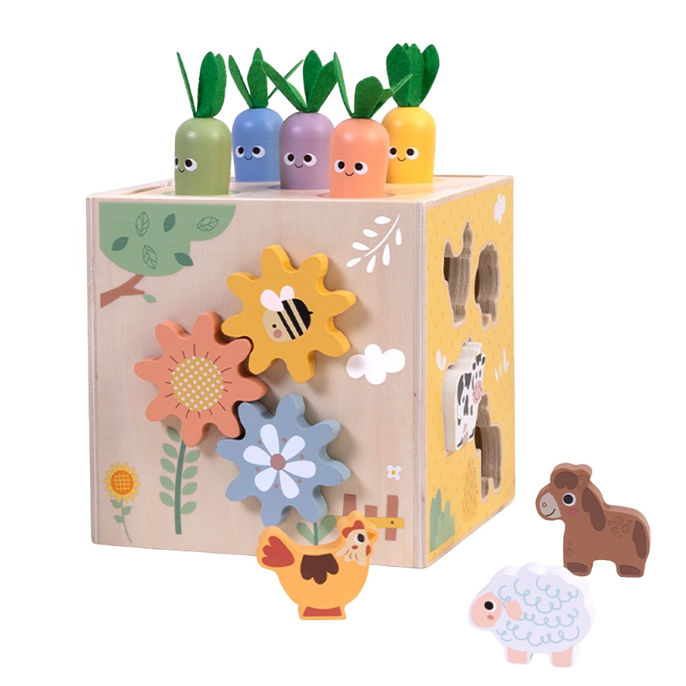 TookyToy - Wooden Play Cube Activity Toy - Image 8