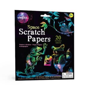 eeBoo - Space Scratch Papers