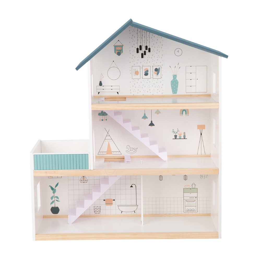TookyToy - 3-Storey Doll House & Accessories - Image 7