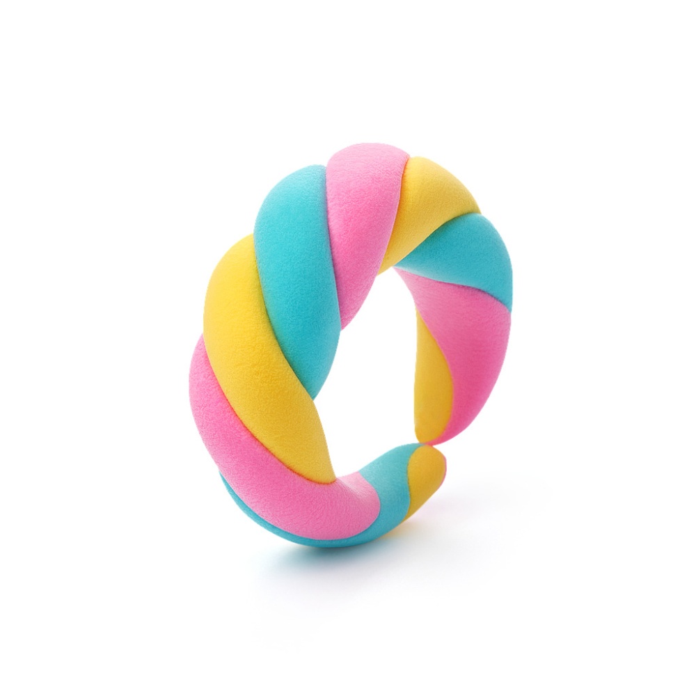 Hey Clay - Modelling Air-Dry Clay with Fun Interactive App - Sweet Rings, series Bijou, 3 cans - Image 2