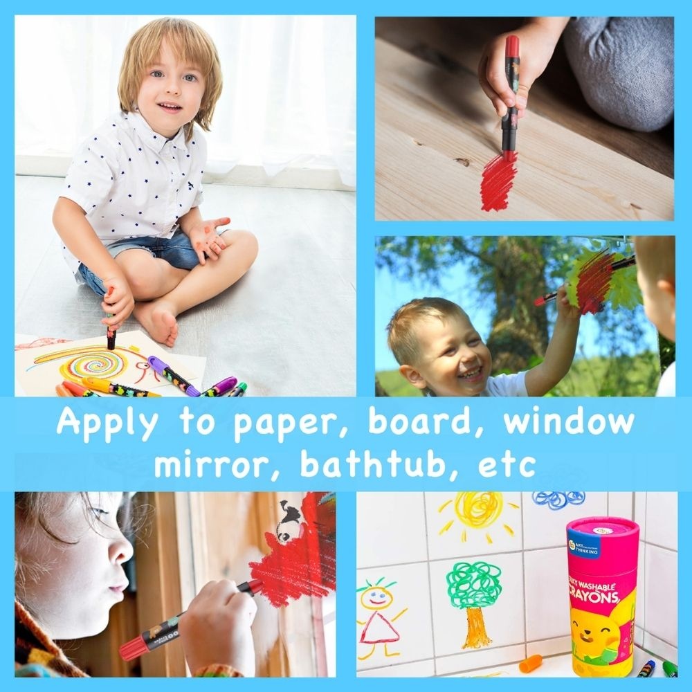 Jar Meló - Twistable Silky Crayons - Washable - 12 Colours - Image 9