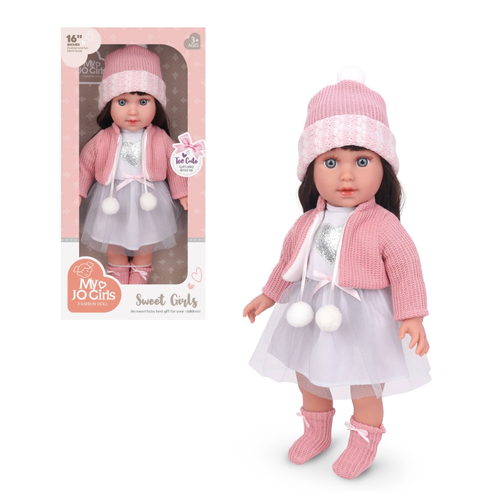 Fashion Doll - Esther - Dress, Beanie & Shoes - 40cm-** - Image 4