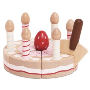 Le Toy Van - Sliceable Birthday Cake & Candles - 14pcs