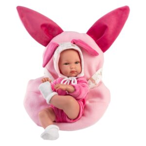 Llorens - Anatomically Correct Baby Girl Doll with Pink Clothing: Bimba - 35cm