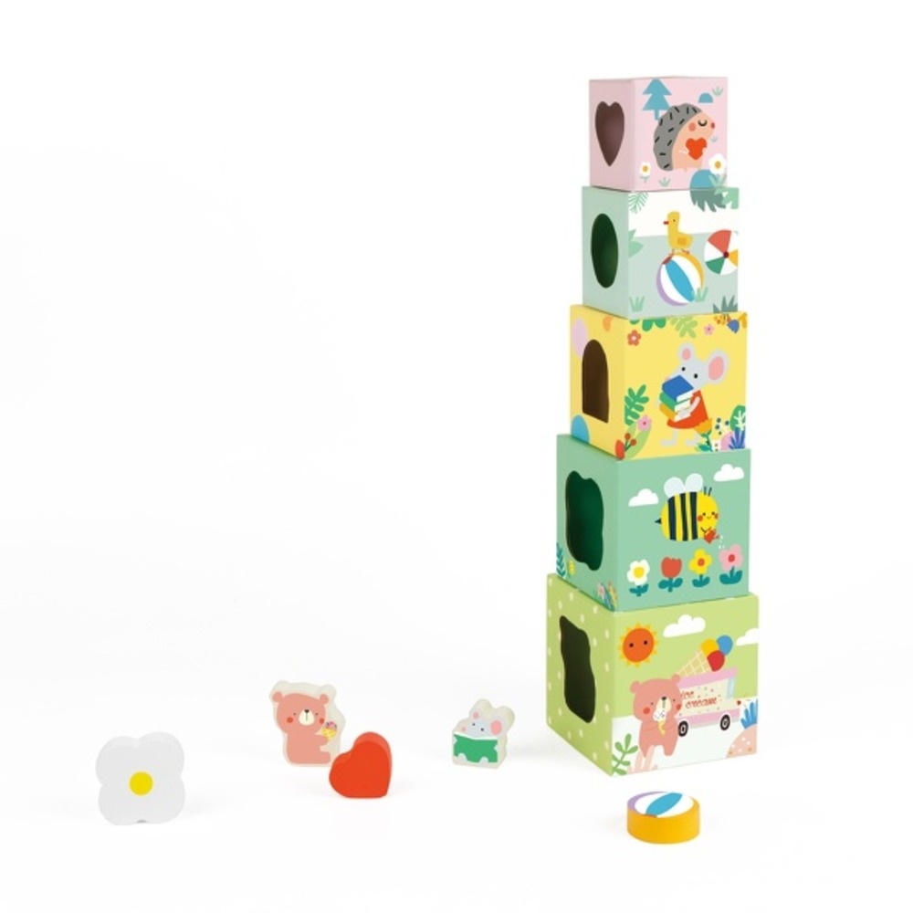 Classic World - Forest Stacking Cubes - Image 5