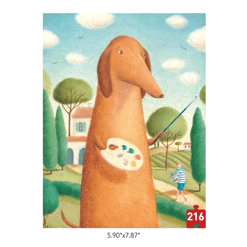 Mideer - Pocket Series Mini Jigsaw Puzzle - Wild Artist - 216pcs - Image 2