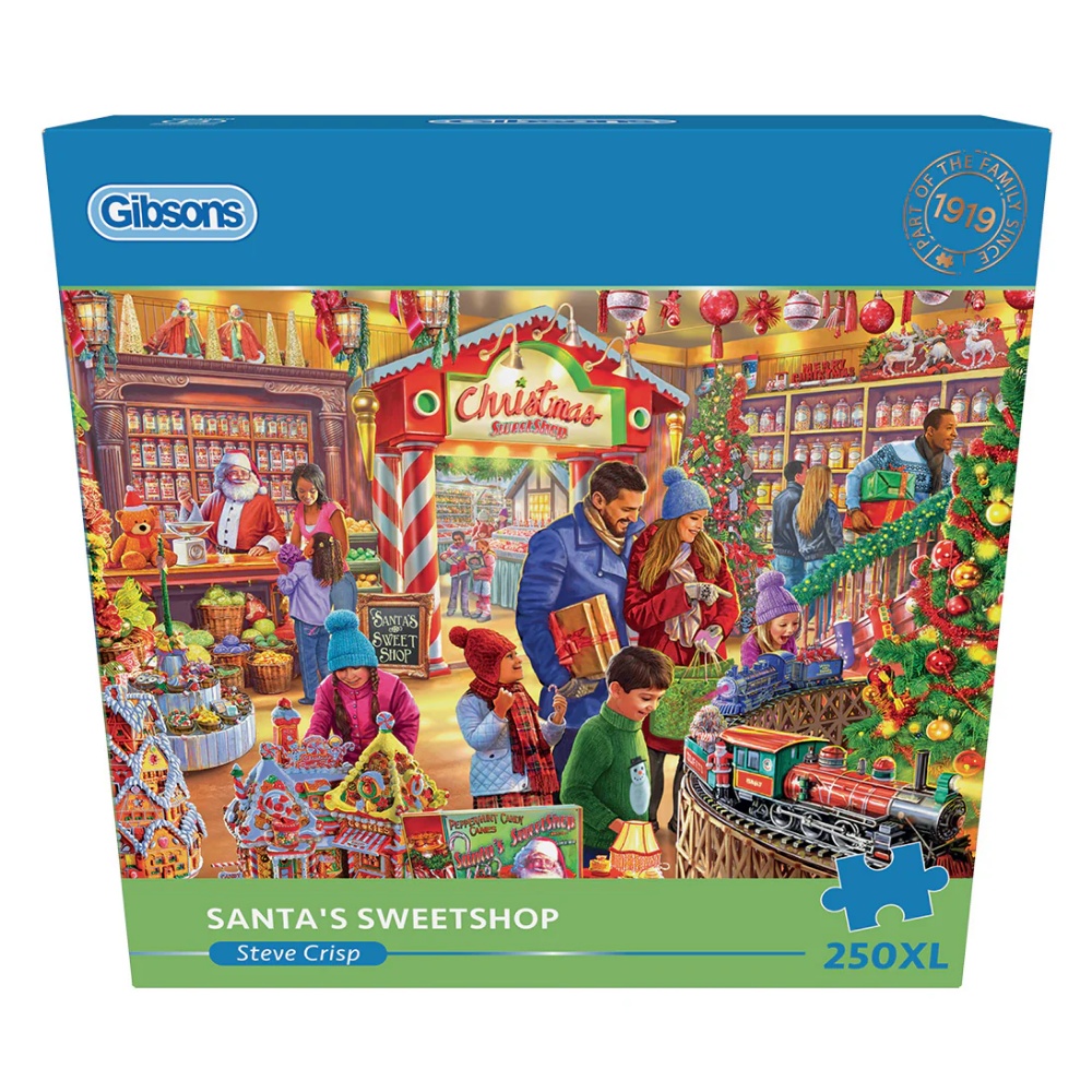 Gibsons - Santa's Sweetshop - XL Pieces - 250 Piece Jigsaw Puzzle - Image 3