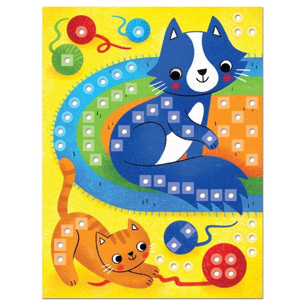 Quercetti - FantaColor Animal Peg Board Set - Mosaic Art Activity with Pattern Cards - Image 3