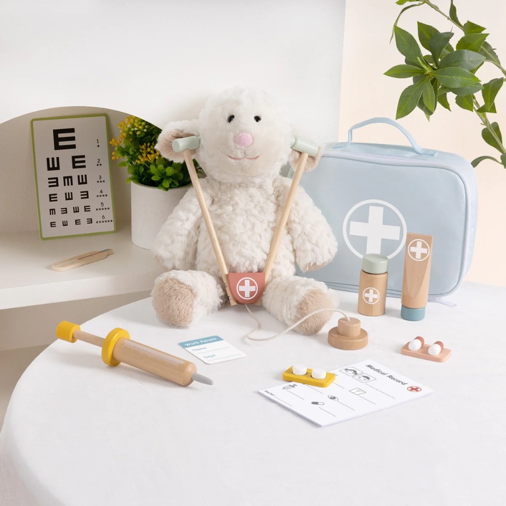 TookyToy - Pretend Play Little Doctor Blue Play Set - Image 4